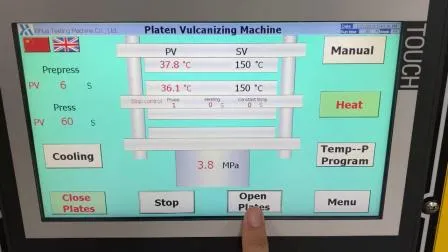 Máquina de moldagem por compressão de prensa de vulcanização de plástico de venda quente de laboratório para fazer amostras