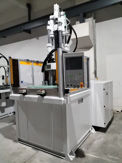 Máquina de injeção de borracha de silicone LSR vertical rotativa (CE/ISO9001)