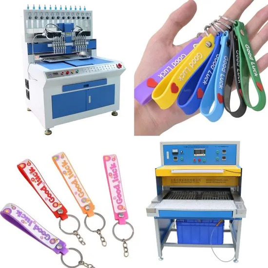 Máquina para fabricar remendos de borracha macia de PVC 3D com logotipo em relevo