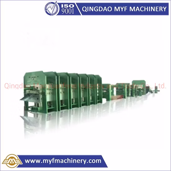 Máquina de vulcanização de correia transportadora/máquina de moldagem por compressão de prensa de vulcanização de placa para correia transportadora de borracha